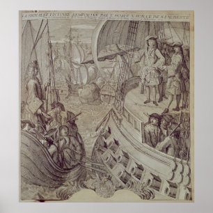 Victory of the Navy of Louis XIV Poster