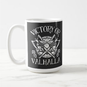 Victory or Valhalla - Shield and Axe Coffee Mug