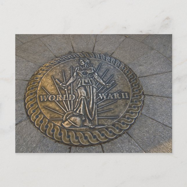 Victory plaque Postcard (Front)