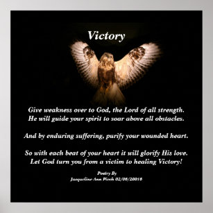 Victory Poetry Poster