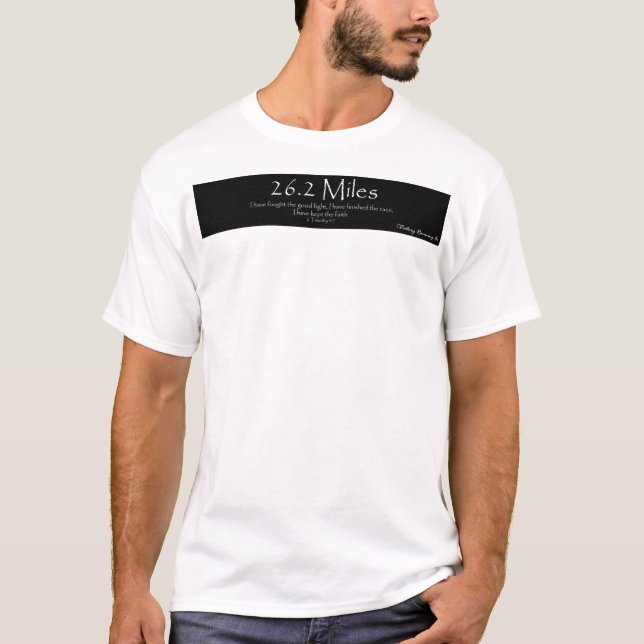 Victory Running Co. 26.2 Miles Scripture Shirt (Front)