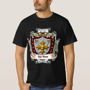 Victory Shield Surname t-shirt