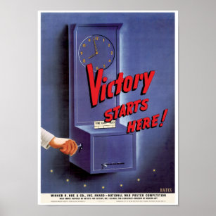 Victory Starts Here! Poster