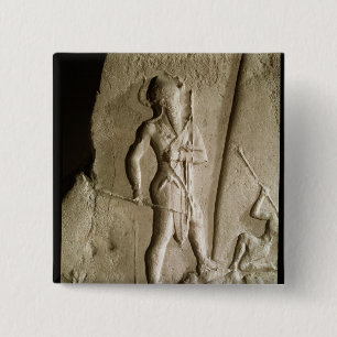 Victory Stele of Naram-Sin 15 Cm Square Badge
