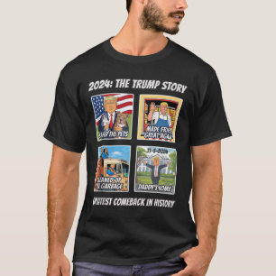 Victory Trump 2025 Greatest Comebyck Keepsake Winn T-Shirt