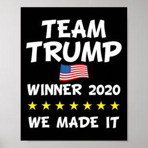 Victory Trump President Election Celebration Poster