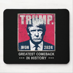 Victory Trump We Won Greatest Comebyck Celebrate 2 Mouse Pad