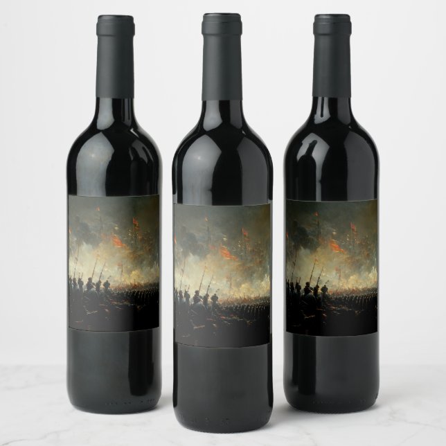 Victory Wine Label (Bottles)