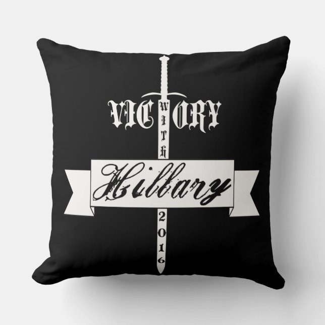 Victory with Hillary - 2016 Cushion (Front)