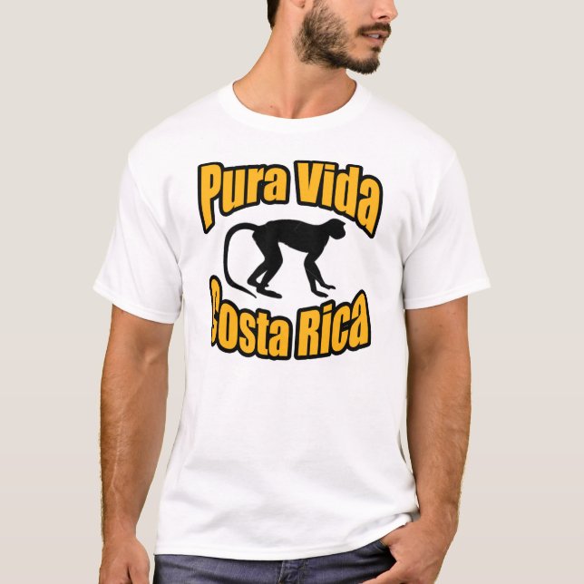 Vida Costa Rica Monkey Shirt (Front)