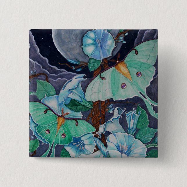 Vida de la Luna 15 Cm Square Badge (Front)