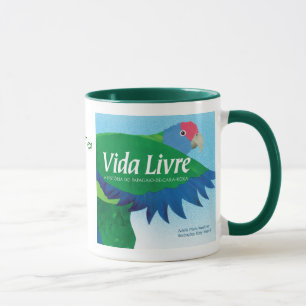 "Vida Livre" Book Cover Art Mug