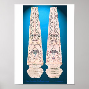 Vidar Flame Column Poster