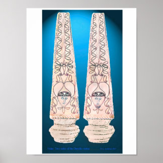 Vidar Flame Column Poster