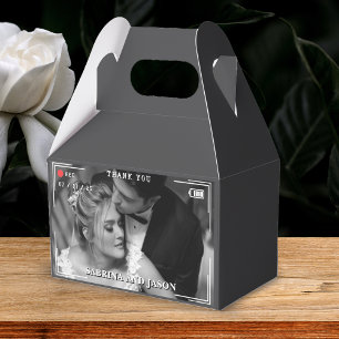 Video Camera Photo Wedding Favour Box
