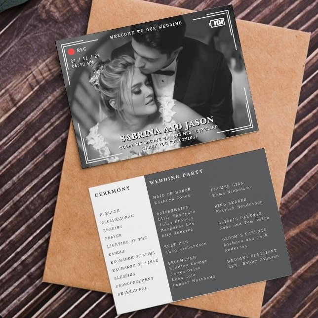 Video Camera Photo Wedding Program (Video Camera Photo Wedding Program
)