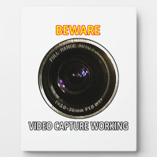 Video CAPTURE Working jGibney ART1 The MUSEUM Zazz Plaque