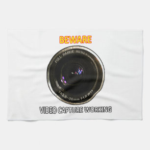 Video CAPTURE Working jGibney ART1 The MUSEUM Zazz Tea Towel