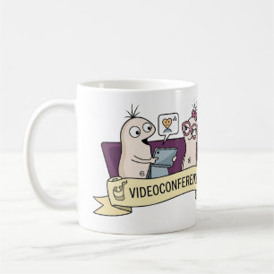 Video Conference Funny HR Office Employee Gift Mug