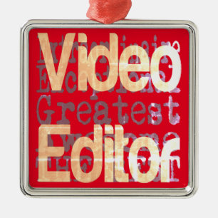 Video Editor Extraordinaire Metal Ornament