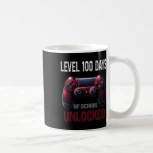Video Game 100 Day School Level 100 Days Of School Coffee Mug