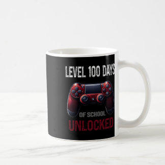 Video Game 100 Day School Level 100 Days Of School Coffee Mug