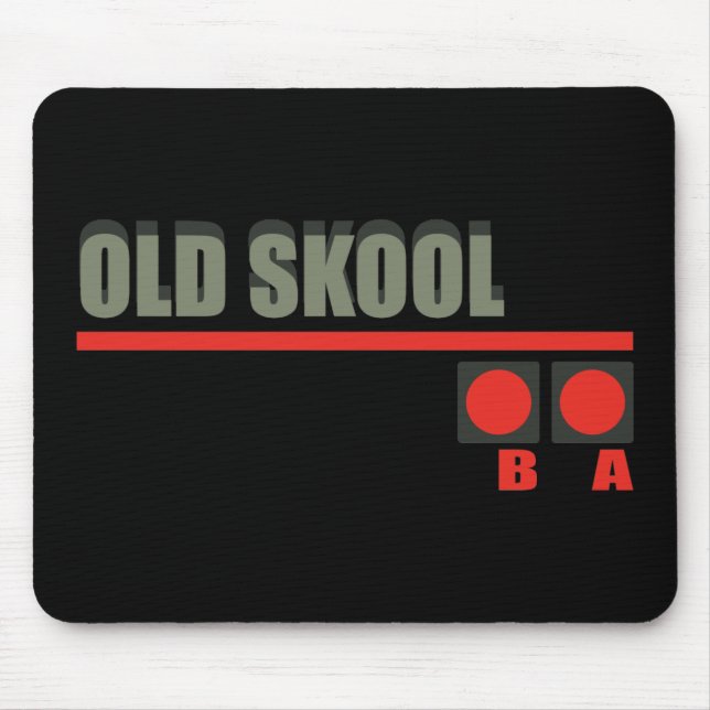 Video Game 101 at Old School Mouse Pad (Front)