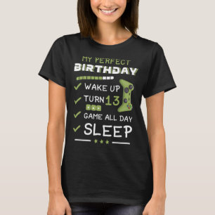 Video Game 13th Birthday Party For Gamer 13 Years T-Shirt