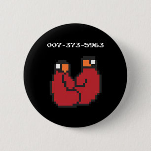 Video Game 90s 45s Codes Funny Gift  6 Cm Round Badge