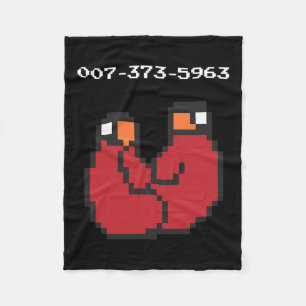 Video Game 90s 45s Codes Funny Gift  Fleece Blanket