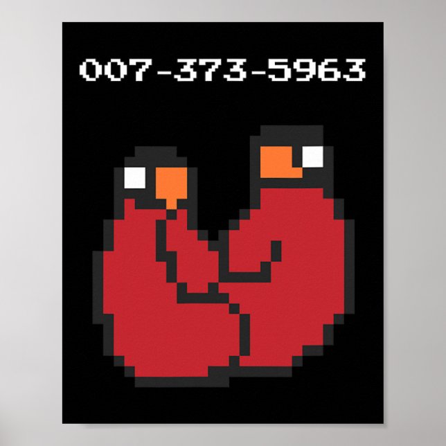 Video Game 90s 45s Codes Funny Gift  Poster (Front)