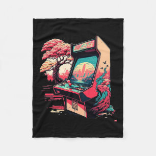 Video Game Arcade  Fleece Blanket