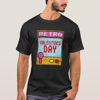 Video game Arcade Valentines Day Retro Gaming Love T-Shirt