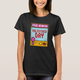 Video game Arcade Valentines Day Retro Gaming Love T-Shirt