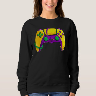Video Game Beads Kids Mardi Gras Shirts, Gamer Boy Sweatshirt