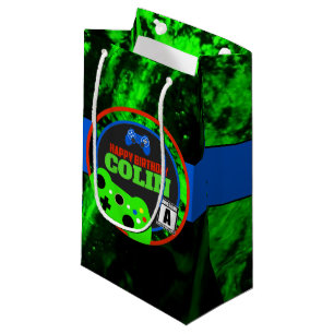 Video Game Birthday Gift Bag Personalised