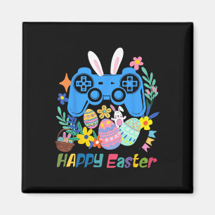 Video Game Bunny Eggs Costume Easter Day Boys Kids Magnet