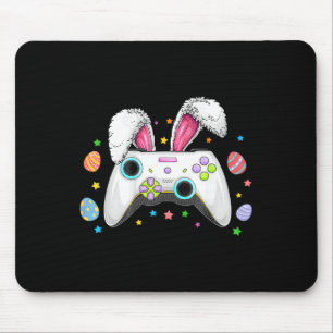 Video Game Bunny Eggs Costume Easter Day Boys Kids Mouse Pad
