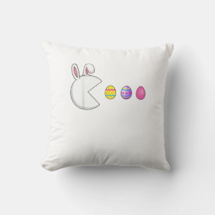 Video Game Bunny Eggs Easter Gamer Kids Boys Men G Cushion