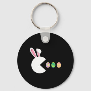 Video Game Bunny Eggs Easter Gamer Kids Boys Men G Key Ring