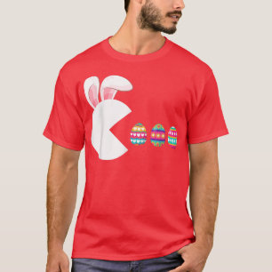 Video Game Bunny Eggs Easter Gamer Kids Boys Men G T-Shirt