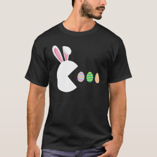 Video Game Bunny Eggs Easter Gamer Kids Boys Men G T-Shirt