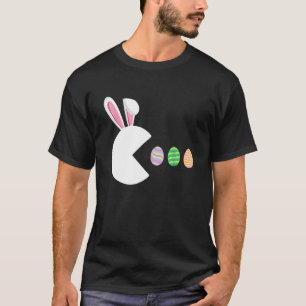 Video Game Bunny Eggs Funny Easter Gamer Kid Boys  T-Shirt