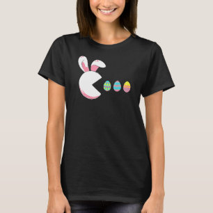Video Game Bunny Gamer Kids Boys Men Gaming Eggs E T-Shirt