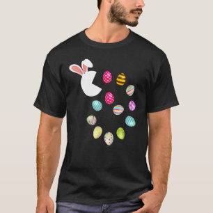 Video Game Bunny Gamer Kids Boys Men Gaming Eggs E T-Shirt