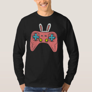 Video Game Bunny Gamer Kids Boys Men Gaming Eggs E T-Shirt