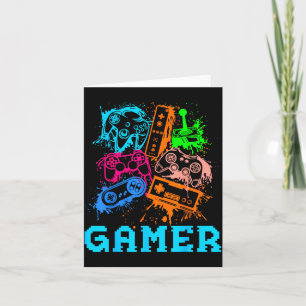 Video Game Console Controllers Clic Gamer Lover Co Card