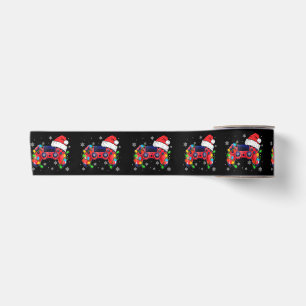 Video Game Controller Christmas Santa Hat Gamer Bo Satin Ribbon