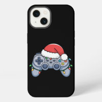 Video Game Controller Christmas Santa Hat Gamer