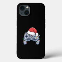 Video Game Controller Christmas Santa Hat Gamer